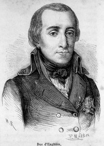 Louis Antoine Henri de Bourbon herceg portréja Enghien hercege (1772-1804), francia herceg, Bonaparte lőtte le 1804. március 21-én. alkotó: Unknown artist