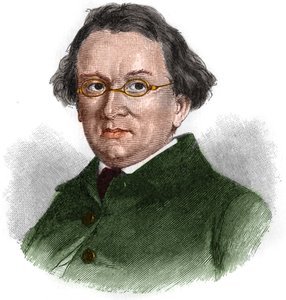 Eduard Morike (1804-1875) német romantikus író portréja. alkotó: Unknown artist