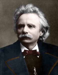 Edvard Grieg (1843-1907) norvég zeneszerző portréja. alkotó: Unknown artist