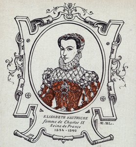 Osztrák Erzsébet (1554-1592), francia királyné portréja alkotó: Unknown Artist