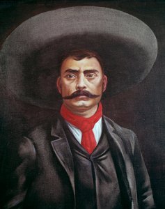 Emiliano Zapata (1879-1919) mexikói portréja alkotó: Unknown artist
