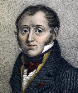 Emmanuel de Las Cases (1766-1842) francia történész portréja - metszet a XIX. alkotó: Unknown artist