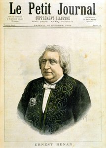 Ernest Renan portréja akadémikus ruhában – a „” Le Petity Journal”-ban, 1892.10.22. alkotó: Unknown artist