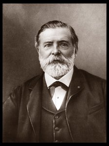 Etienne-Jules Marey (1830-1904) portréja; angol tudós és kronofotós; a vérnyomásmérő feltalálója, a fényképezés és a mozi úttörője. Fotó: Nadar, Paul (1856-1939). alkotó: Unknown artist