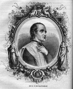 Delacroix de Ravignan atya (1795-1858), francia jezsuita portréja. alkotó: Unknown artist