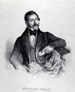 Felice Romani librettista, költő és olasz kritikus (1788-1865) portréja. alkotó: Unknown artist