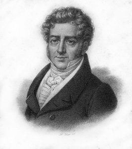 François Adrien Boieldieu (1775 - 1834) francia zeneszerző portréja, metszet a XIX. alkotó: Unknown artist