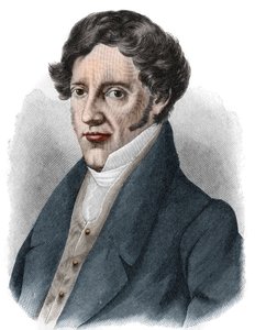 Franz Grillparzer (1791-1872) osztrák drámaíró portréja. alkotó: Unknown artist