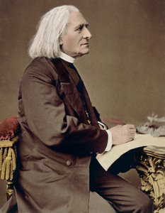 Liszt Ferenc (1811-1886) magyar zeneszerző, zongoraművész és karmester portréja alkotó: Unknown artist