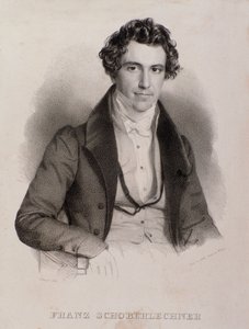 Franz Schoberlechner portréja (metszet alkotó: Unknown artist