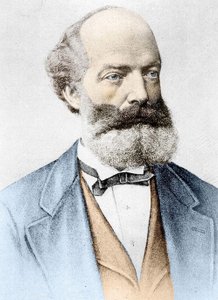 Friedrich August Kekulé von Stradonitz német kémikus portréja (Darmstadt alkotó: Unknown artist