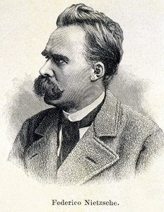 Friedrich Nietzsche (1833-1900) portréja alkotó: Unknown artist