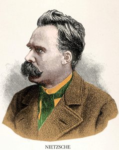 Friedrich Nietzsche (1844 - 1900) portréja. alkotó: Unknown artist