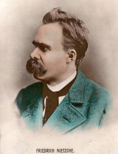 Friedrich Nietzsche (1844-1900) német filozófus portréja. századi metszet. Magángyűjtemény. alkotó: Unknown artist