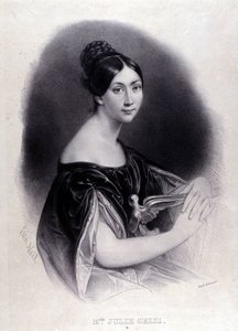 GRISI Giulia (Julie) (1811-1869) olasz szoprán portréja. alkotó: Unknown artist