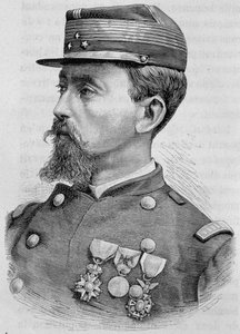 Crémer tábornok arcképe. 19. századi metszet. alkotó: Unknown artist