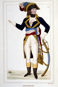 Napóleon Bonaparte tábornok (1769 - 1821) egyenruhás portréja. alkotó: Unknown artist