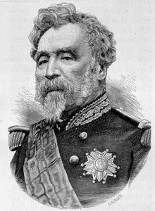 De la Motterouge tábornok portréja. század végi metszet a „Histoire de France”-ban, H. Martin. alkotó: Unknown artist
