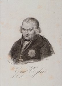 Georg Joseph Vogler (Vogler apát) portréja (metszet) alkotó: Unknown artist