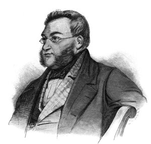 Georg von Vincke porosz politikus portréja - Georg von Vincke (1811-1875), adminisztrátor, politikus és porosz földbirtokos - metszet 19. század vége alkotó: Unknown artist