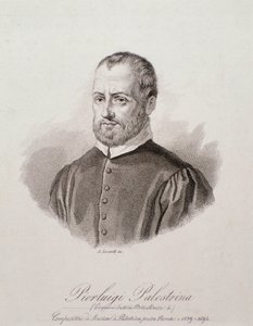Giovanni Pierluigi da Palestrina portréja (metszet alkotó: Unknown artist