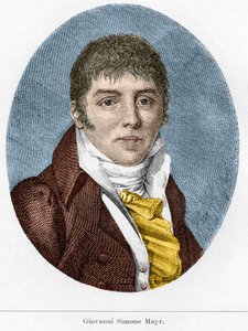 Giovanni Simone Mayr (Johann Simon Mayr) olasz zeneszerző (1763-1845) portréja alkotó: Unknown artist
