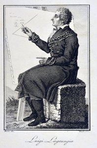 Giuseppe Ludovico De la Grange Tournier (1736-1813) portréja - Joseph Louis (Joseph-Louis), Lagrange gróf (1736-1813), francia matematikus portréja alkotó: Unknown artist