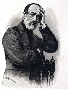 Porträt von Giuseppe Mazzini (1805 - 1872), italienischer Patriot und Revolutionär
