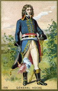 Hoche tábornok (1768 - 1797) portréja. A 19. század végének kromolitográfiája. alkotó: Unknown artist