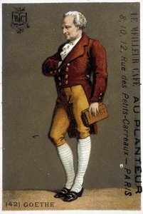 Goethe portréja. sd rajz. 19. század. Goethe portréja lábban. sd rajz. 19. század. alkotó: Unknown artist