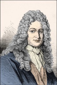 Gottfried Wilhelm Leibniz (1646-1716) német filozófus portréja. alkotó: Unknown artist