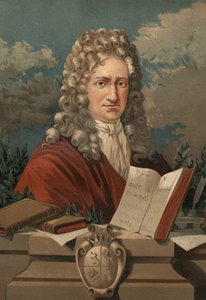 Gottfried Wilhelm Leibniz (1646-1716) portréja Louis Figuier „Tudomány és emberei” című művéből. Barcelona 1881 alkotó: Unknown artist