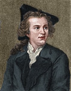 Gotthold Ephraim Lessing (1729-1781) német író és drámaíró portréja. alkotó: Unknown artist