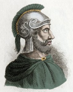 Hamilcar Barca (vagy Barcas) (kb. ie 275-228), államférfi és karthágói hadvezér, a Barcides-dinasztia alapítója és Hannibál apja portréja. századi metszet. alkotó: Unknown artist