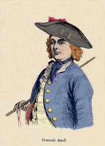 Hannah Snell (1723-1792) katonanő portréja, egy angol férfi volt, aki a férfi szerepében katonává vált. alkotó: Unknown artist