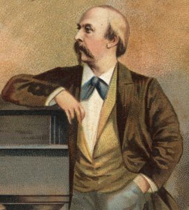 Hans von Bulow (1830 - 1894) portréja. alkotó: Unknown artist