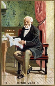 Henri Martin portréja. 19. századi kromolitográfia. alkotó: Unknown artist