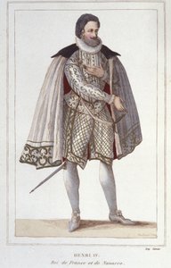 IV. Henrik (1553-1610), francia király portréja, 1830-as metszet alkotó: Unknown artist