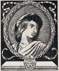 Hercules Savinien Cyrano de Bergerac francia író portréja. 1928-tól. alkotó: Unknown Artist