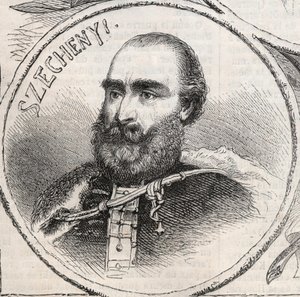 Széchenyi István (1791-1860) magyar politikus portréja - Metszet „A jeles világból” alkotó: Unknown artist
