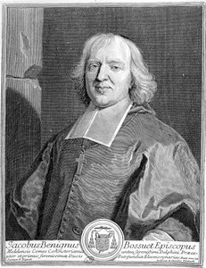 Jacques-Benigne (Jacques Benigne) Bossuet (1627 - 1704) portréja. alkotó: Unknown artist