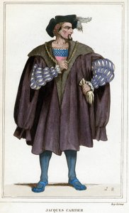 Jacques Cartier (1491 - 1557) portréja. alkotó: Unknown artist