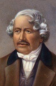 Jacques Daguerre francia portréja, a dagerotípia feltalálója. alkotó: Unknown Artist