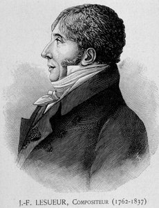 Jean Francois Lesueur (1762-1837) francia zeneszerző portréja alkotó: Unknown artist