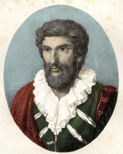 Jean Goujon (1510 - 1566 v.) francia szobrász, tervező és építész portréja. alkotó: Unknown artist