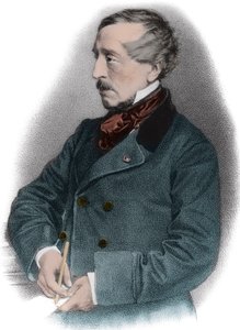 Jean Jacques (Jean-Jacques) Ampere (1800-1864) francia történész portréja - alkotó: Unknown artist