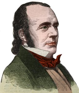 Jean Louis Rodolphe Agassiz (1807-1873) amerikai természettudós portréja. alkotó: Unknown artist