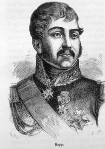 Jean Rapp (1772 - 1821) portréja. század végi metszet a „Histoire de France”-ban, H. Martin. alkotó: Unknown artist