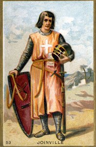 Jean de Joinville (1225 - 1317) francia rovatvezető portréja. századi kromolitográfiája. alkotó: Unknown artist