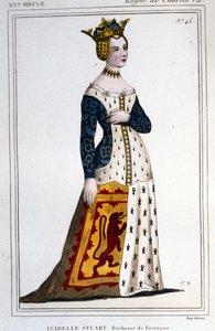 Jeanne – Isabelle Stuart (1426 – 1494/9), Bretagne hercegnőjének portréja. alkotó: Unknown artist